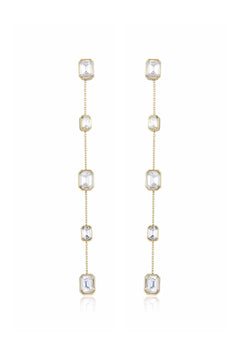 Iconic Crystal Dangle Earrings.