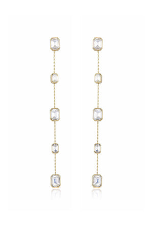Iconic Crystal Dangle Earrings.