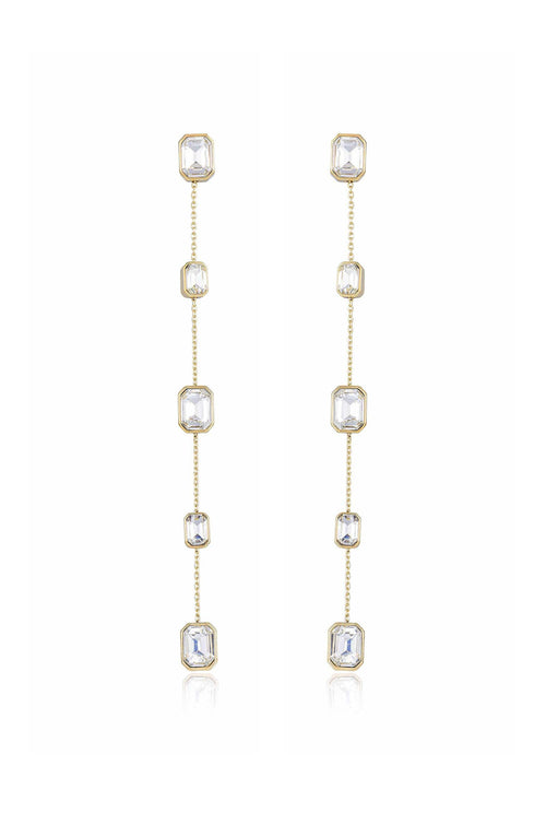 Iconic Crystal Dangle Earrings.