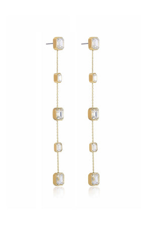 Iconic Crystal Dangle Earrings.