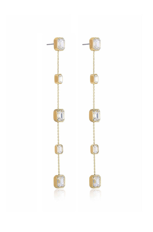 Iconic Crystal Dangle Earrings.