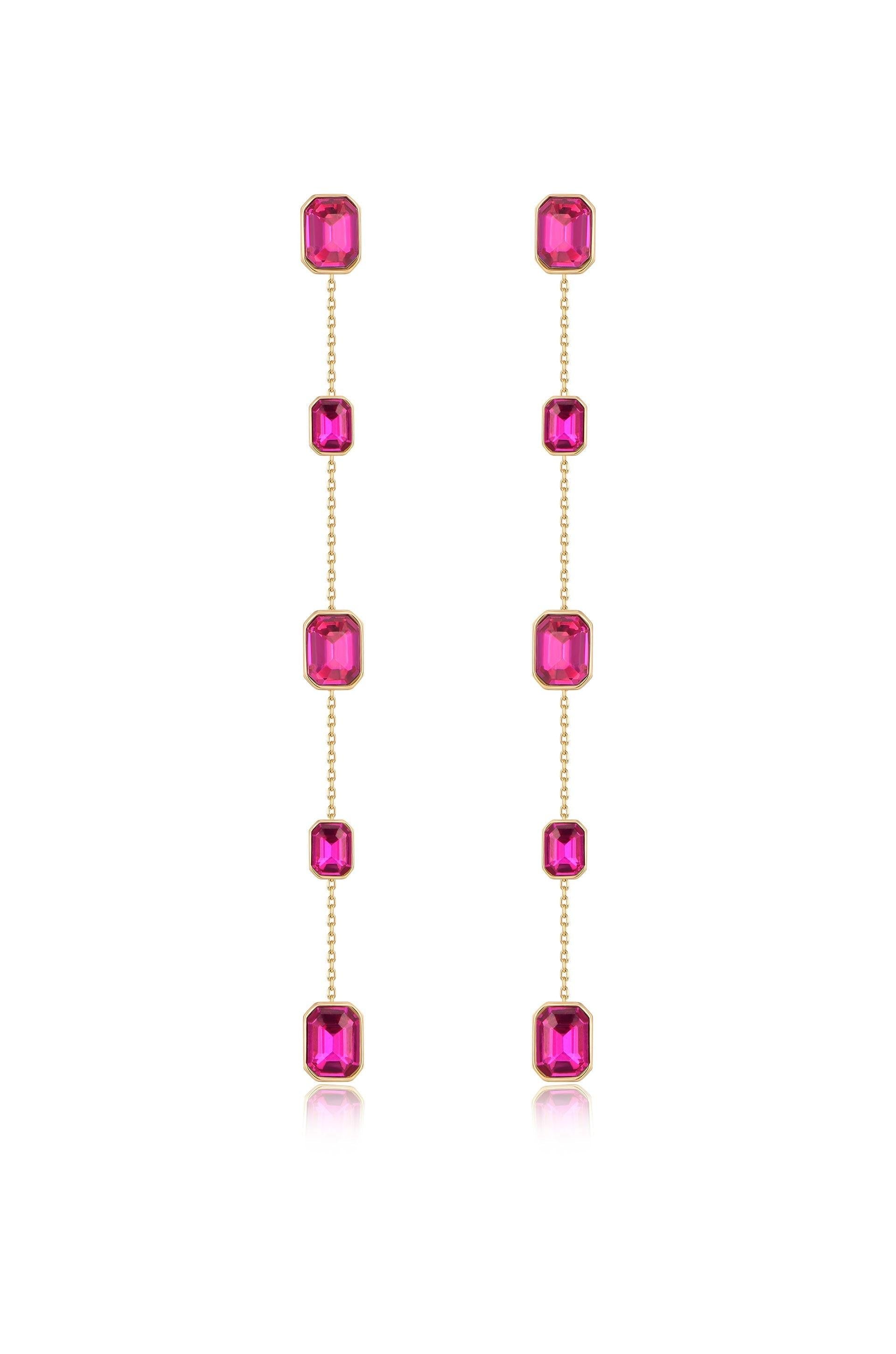 Iconic Crystal Dangle Earrings.
