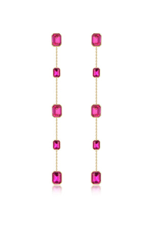 Iconic Crystal Dangle Earrings.