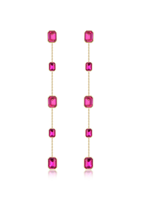 Iconic Crystal Dangle Earrings.