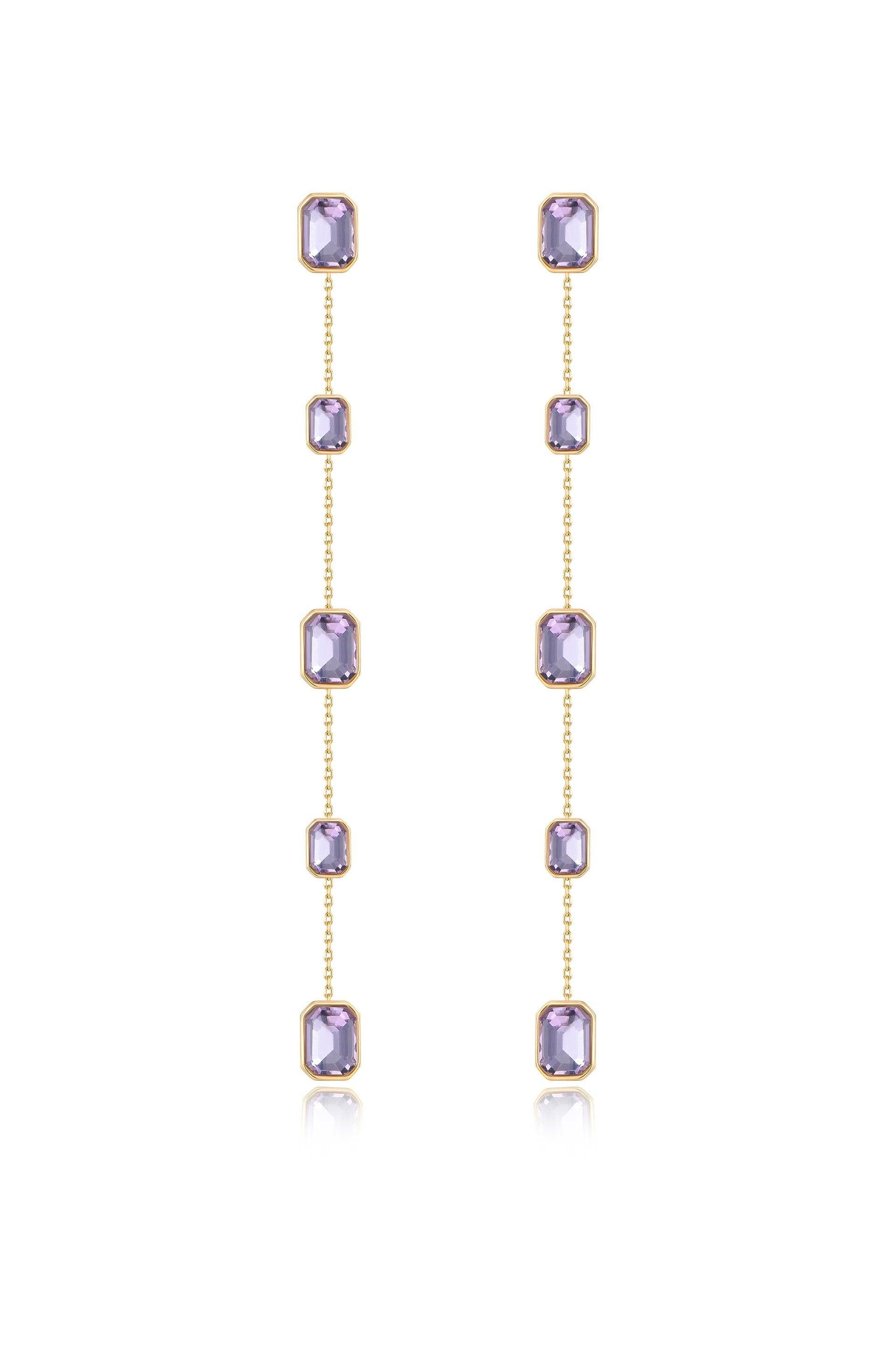 Iconic Crystal Dangle Earrings.