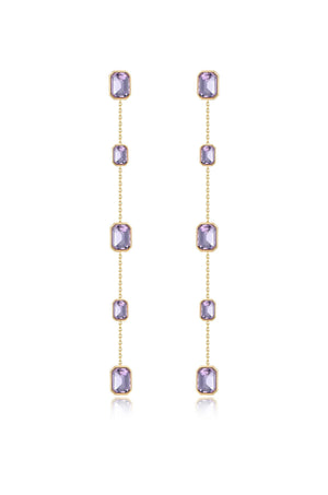 Iconic Crystal Dangle Earrings.