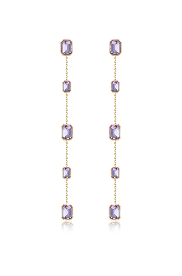 Iconic Crystal Dangle Earrings.