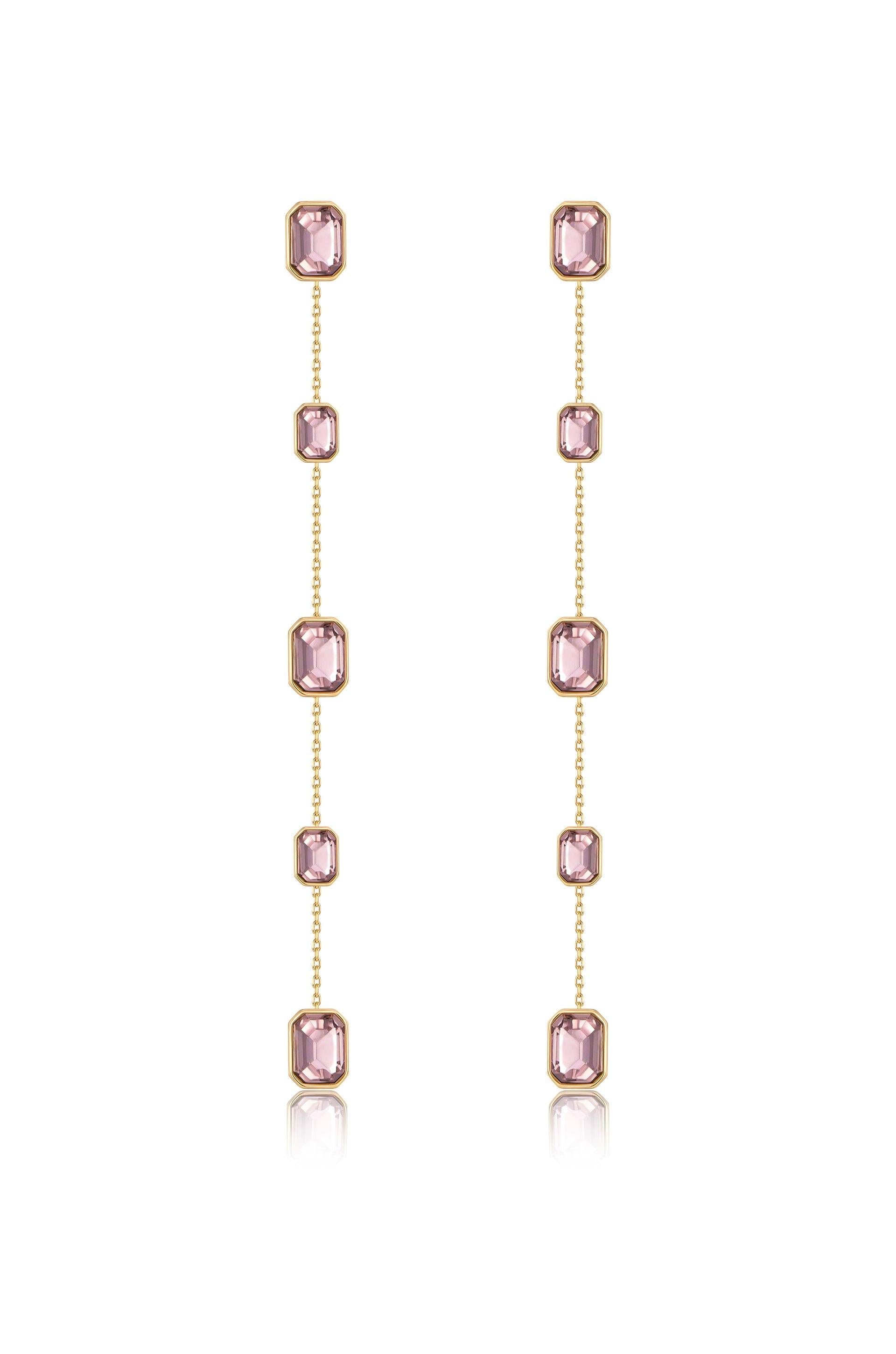 Iconic Crystal Dangle Earrings.