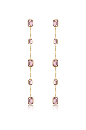 Iconic Crystal Dangle Earrings.