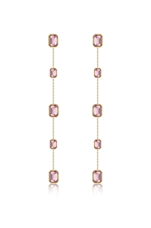 Iconic Crystal Dangle Earrings.