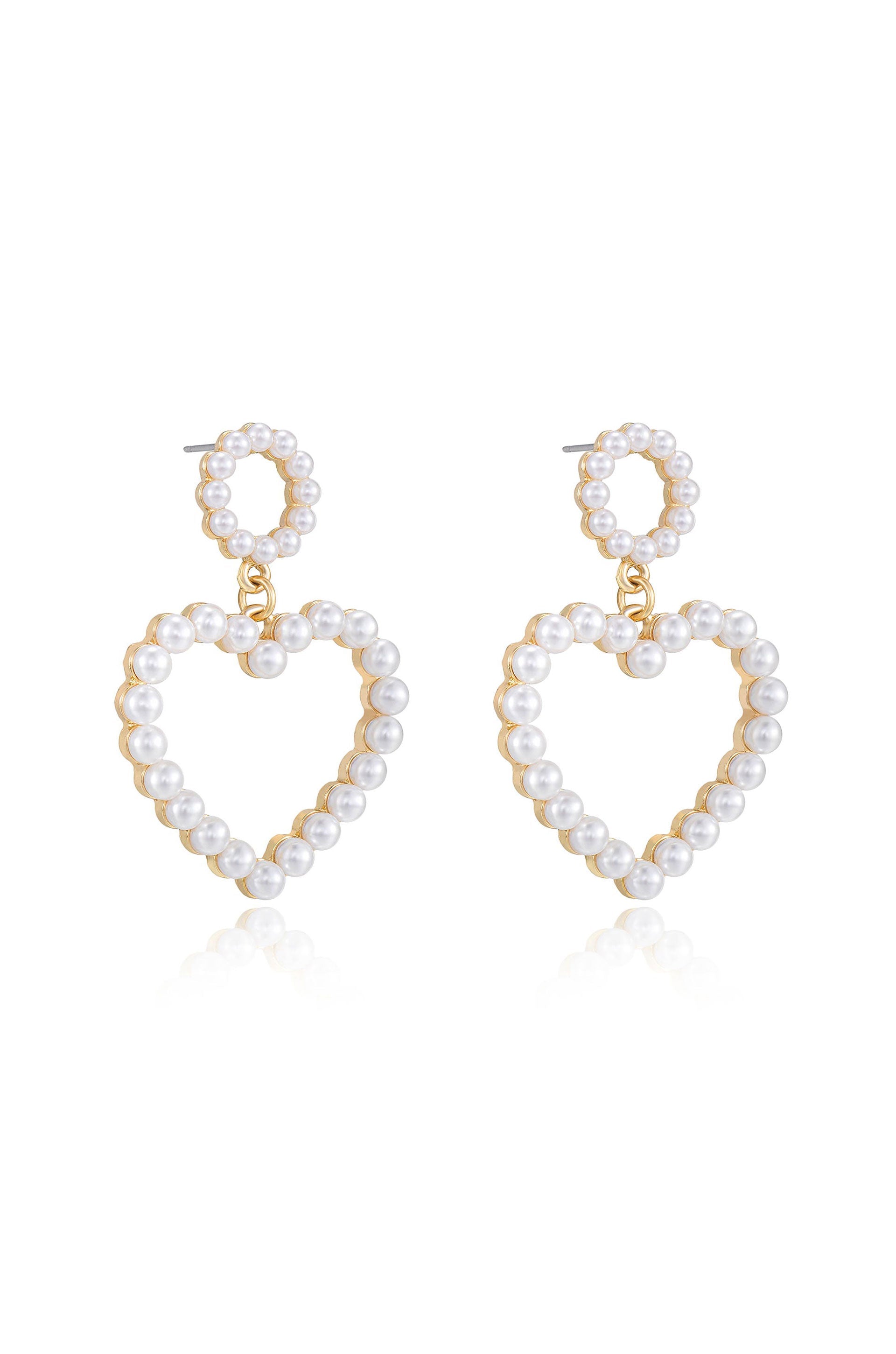 Loving Pearl Heart & Earrings