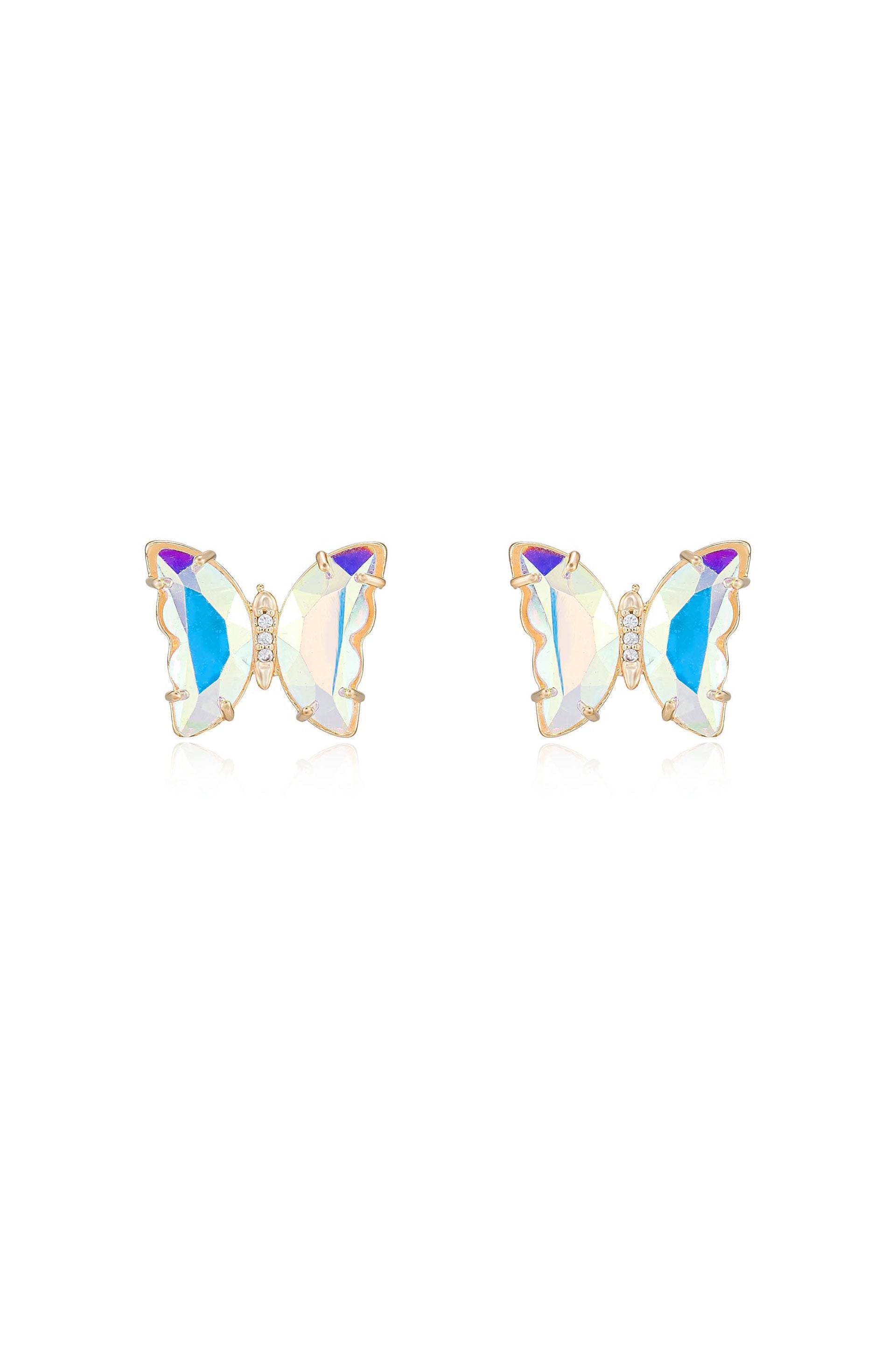 Flutter Away Crystal Earrings