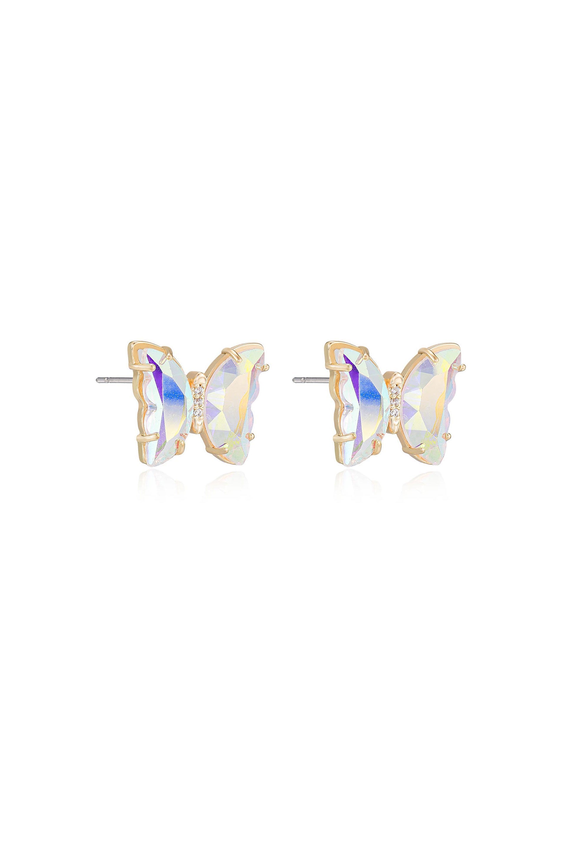 Flutter Away Crystal Earrings