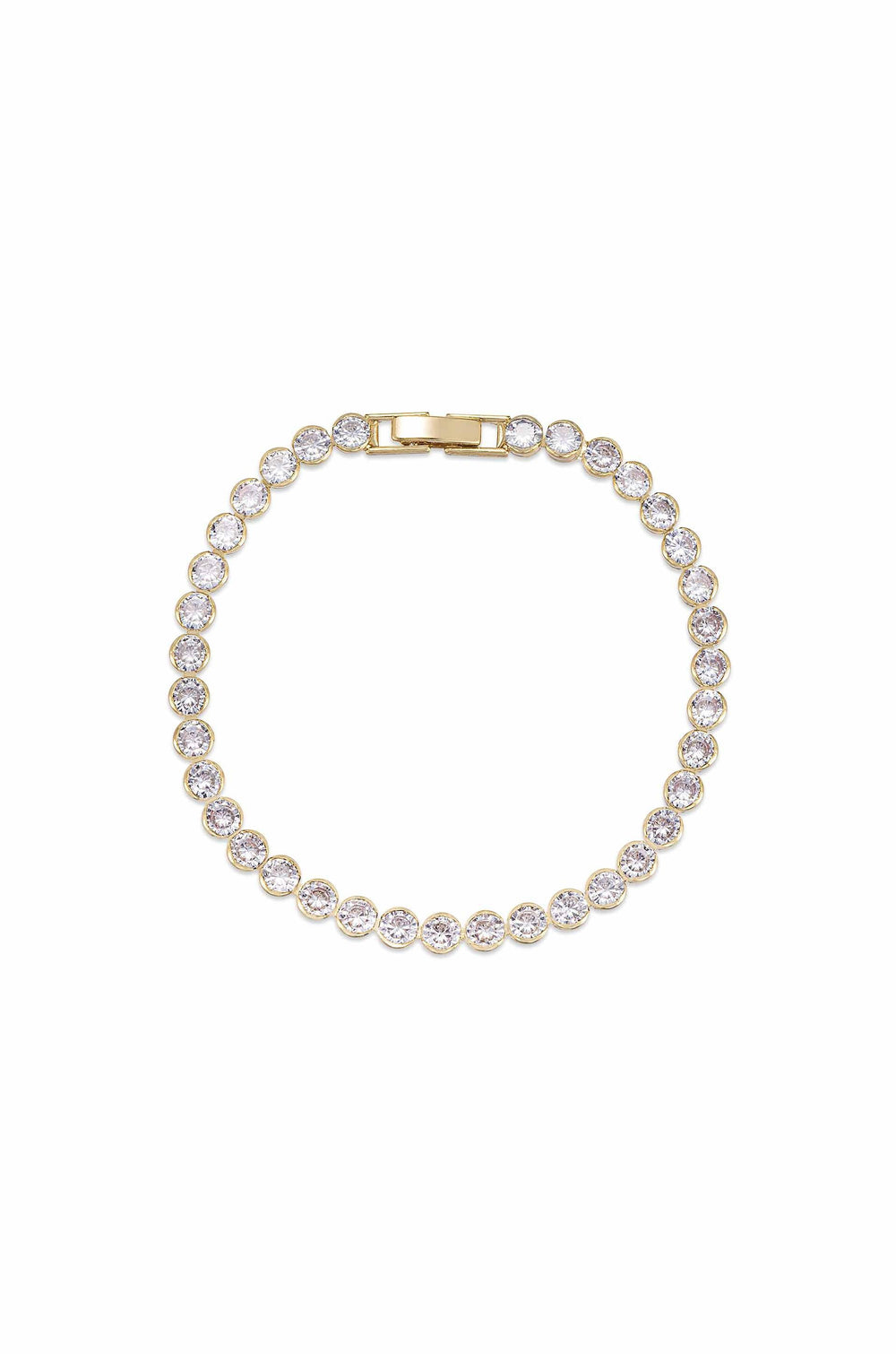 Crystal Chain Tennis Bracelet - Flying Tomato - Bracelets - Ettika