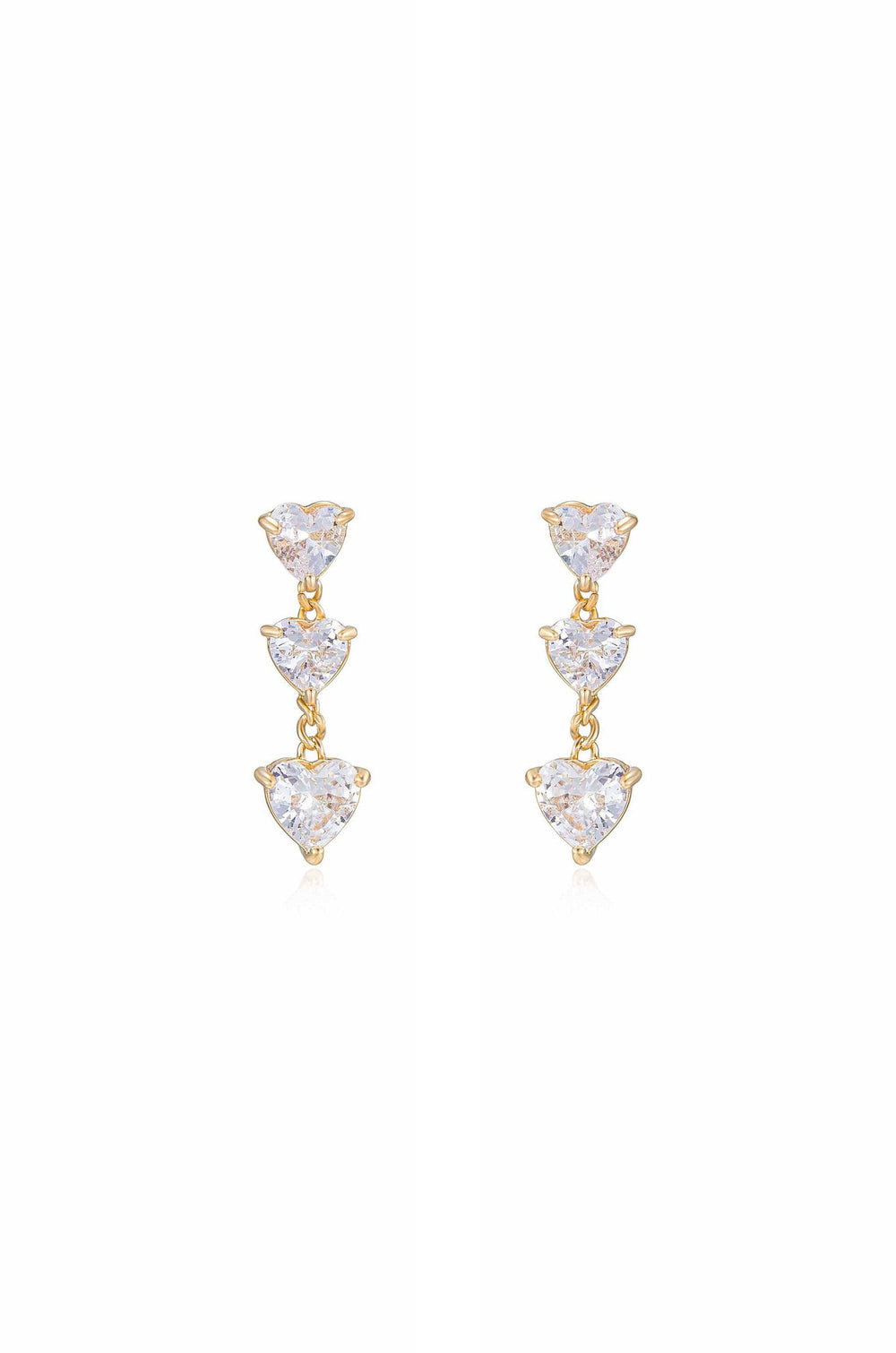Queen of Hearts Crystal Earrings - Flying Tomato - Earrings - Ettika