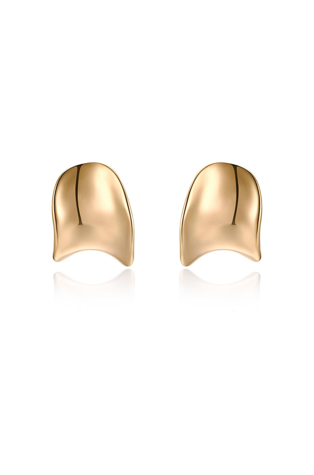 Curved Stud Earrings - Flying Tomato - Earrings - Ettika