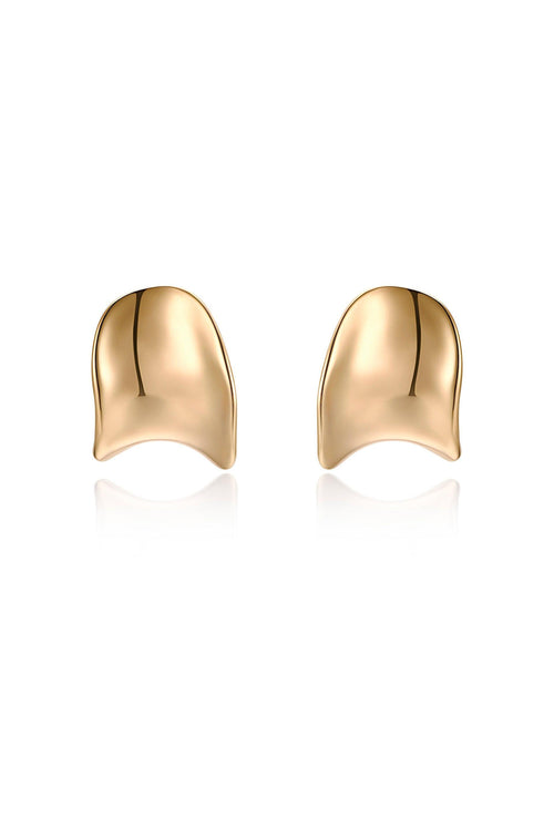 Curved Stud Earrings - Flying Tomato - Earrings - Ettika