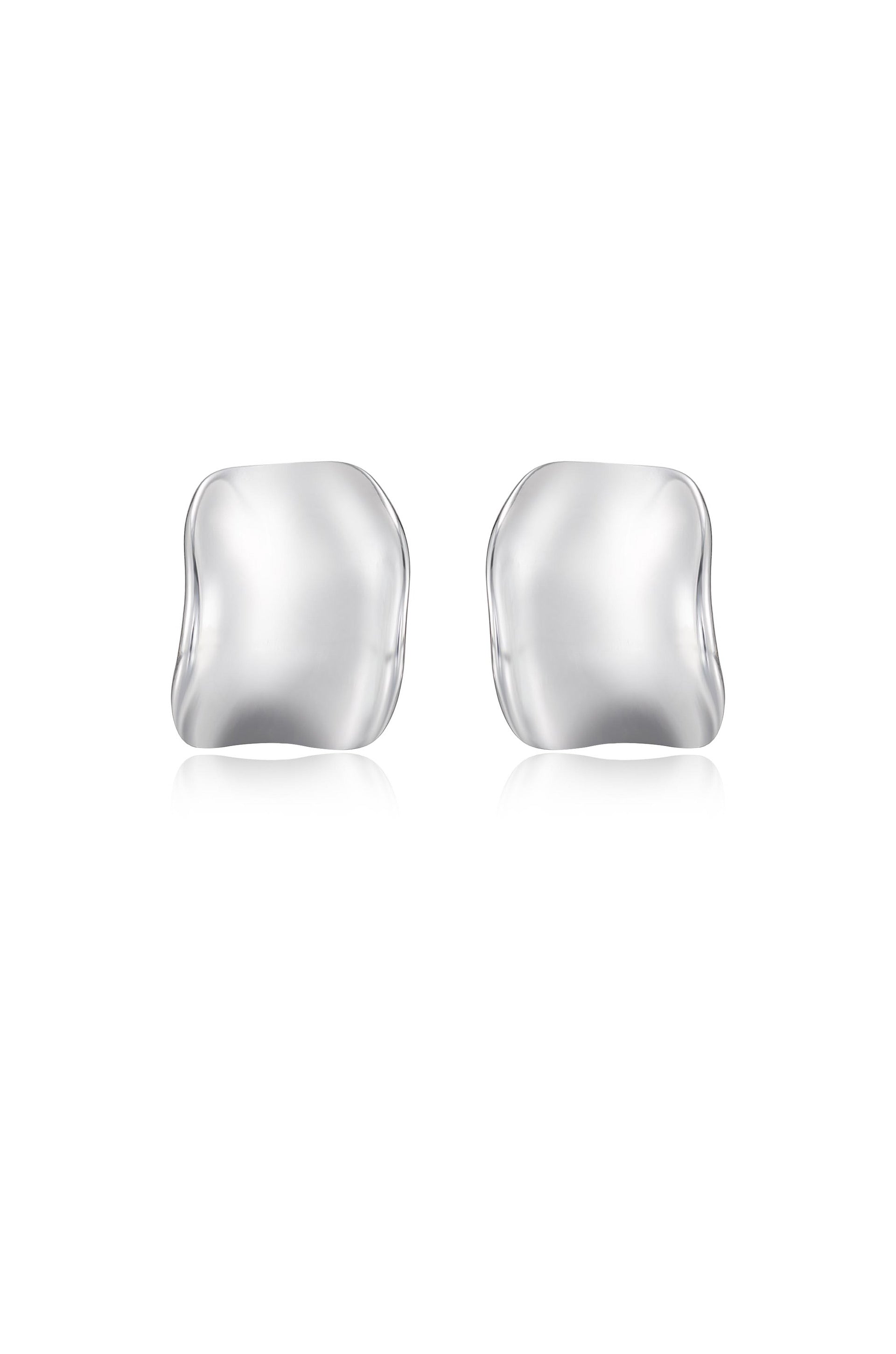 Curved Stud Earrings