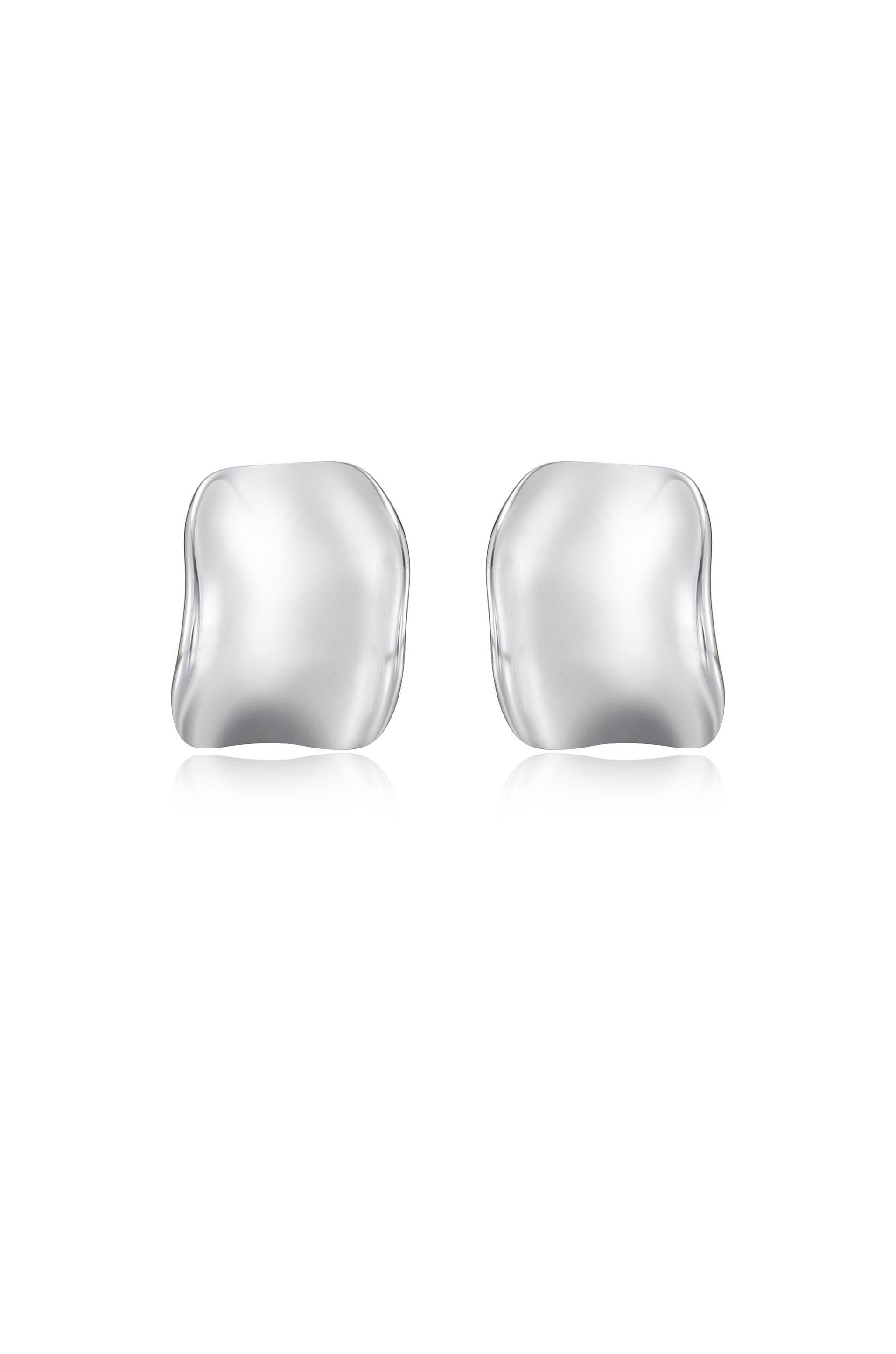 Curved Stud Earrings - Flying Tomato - Earrings - Ettika