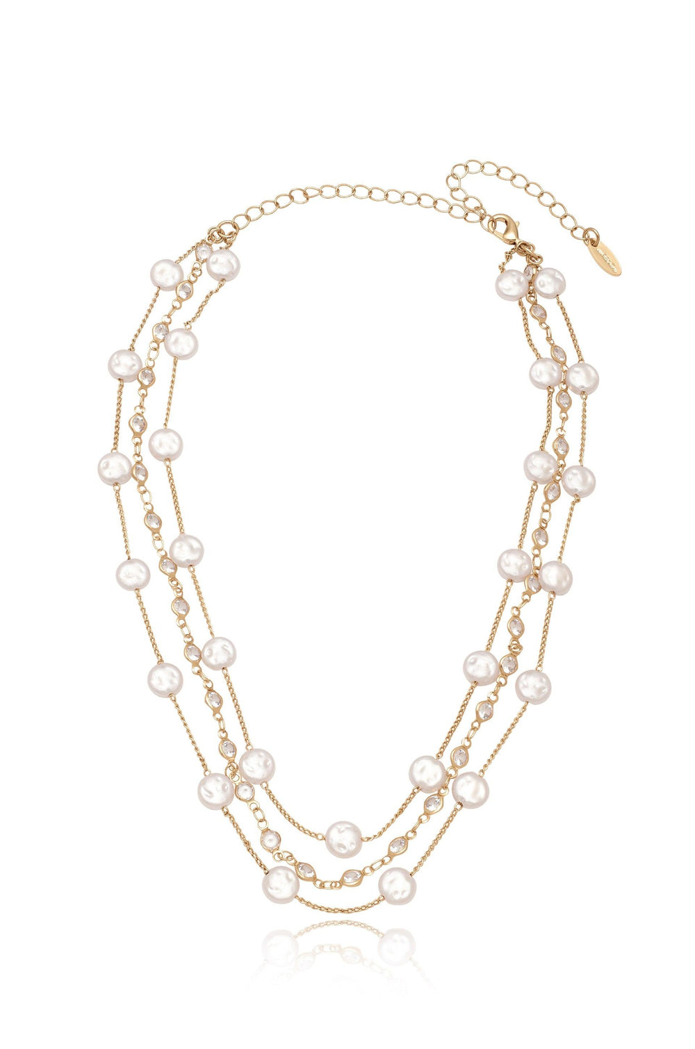 Dressed in Pearls Layered Necklace - Flying Tomato - Necklaces - Ettika