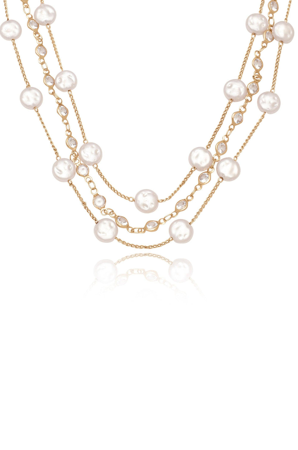 Dressed in Pearls Layered Necklace - Flying Tomato - Necklaces - Ettika