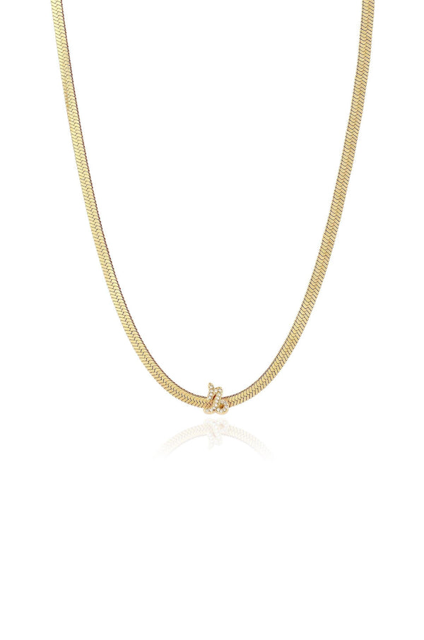 Zodiac Herringbone Necklace - Flying Tomato - Necklaces - Ettika
