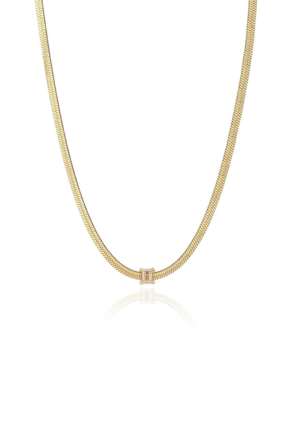 Zodiac Herringbone Necklace - Flying Tomato - Necklaces - Ettika