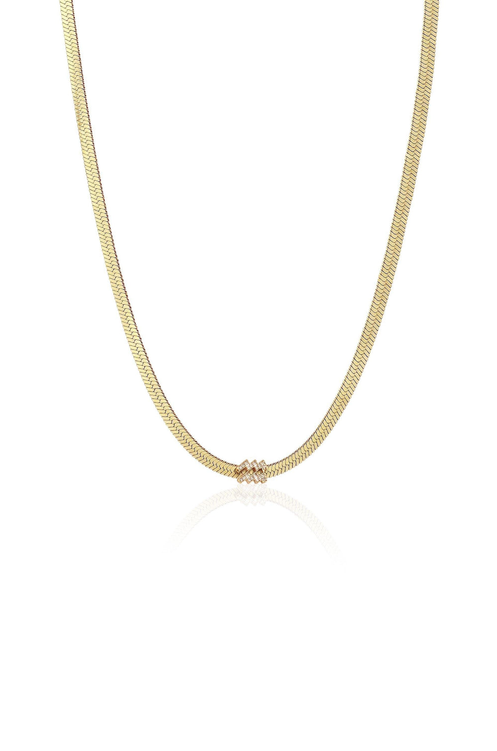 Zodiac Herringbone Necklace - Flying Tomato - Necklaces - Ettika