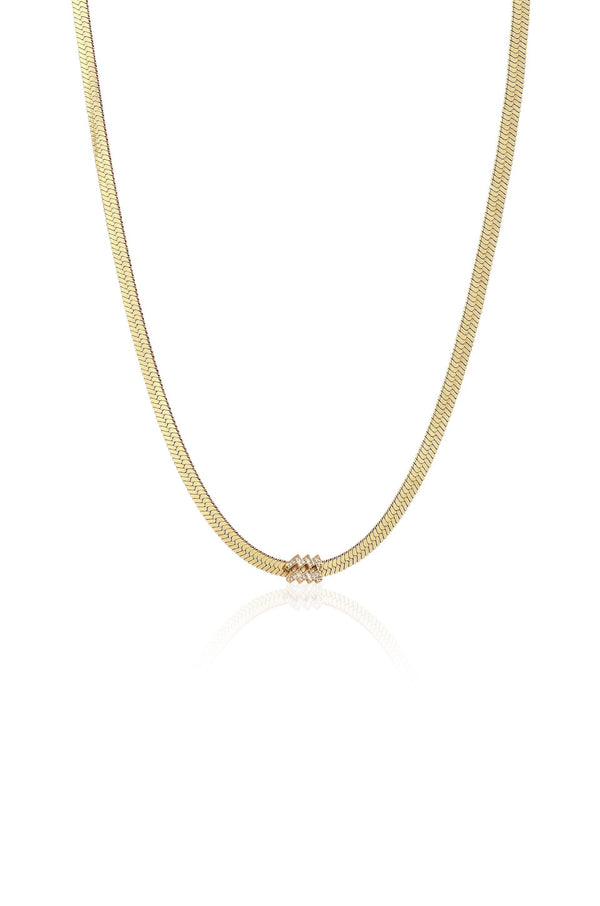 Zodiac Herringbone Necklace - Flying Tomato - Necklaces - Ettika