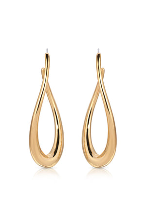Oblong Abstract Hoop Earring - Flying Tomato - Earrings - Ettika