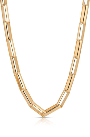 Rectangular Link Necklace - Flying Tomato - Necklaces - Ettika