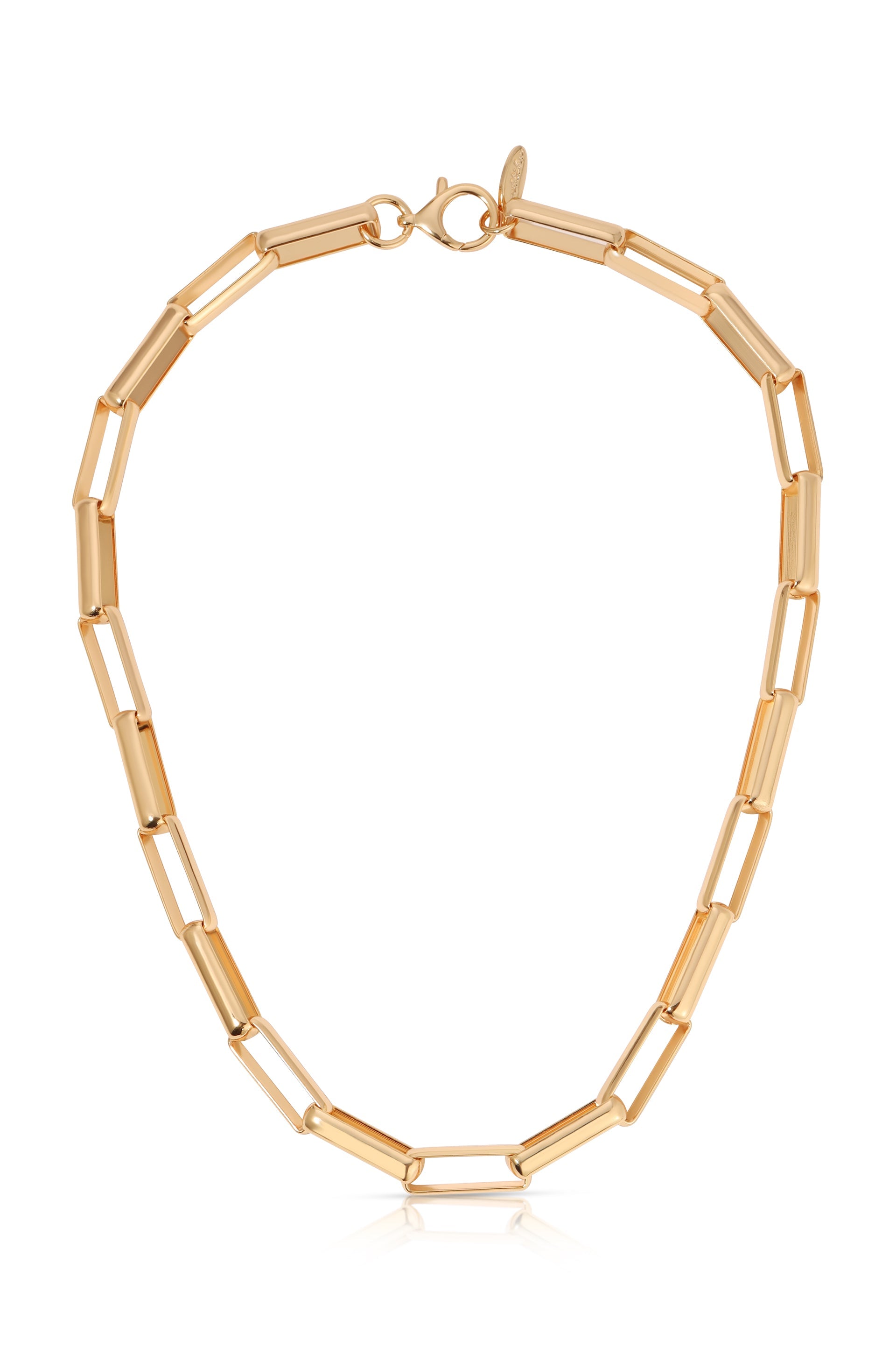 Rectangular Link Necklace