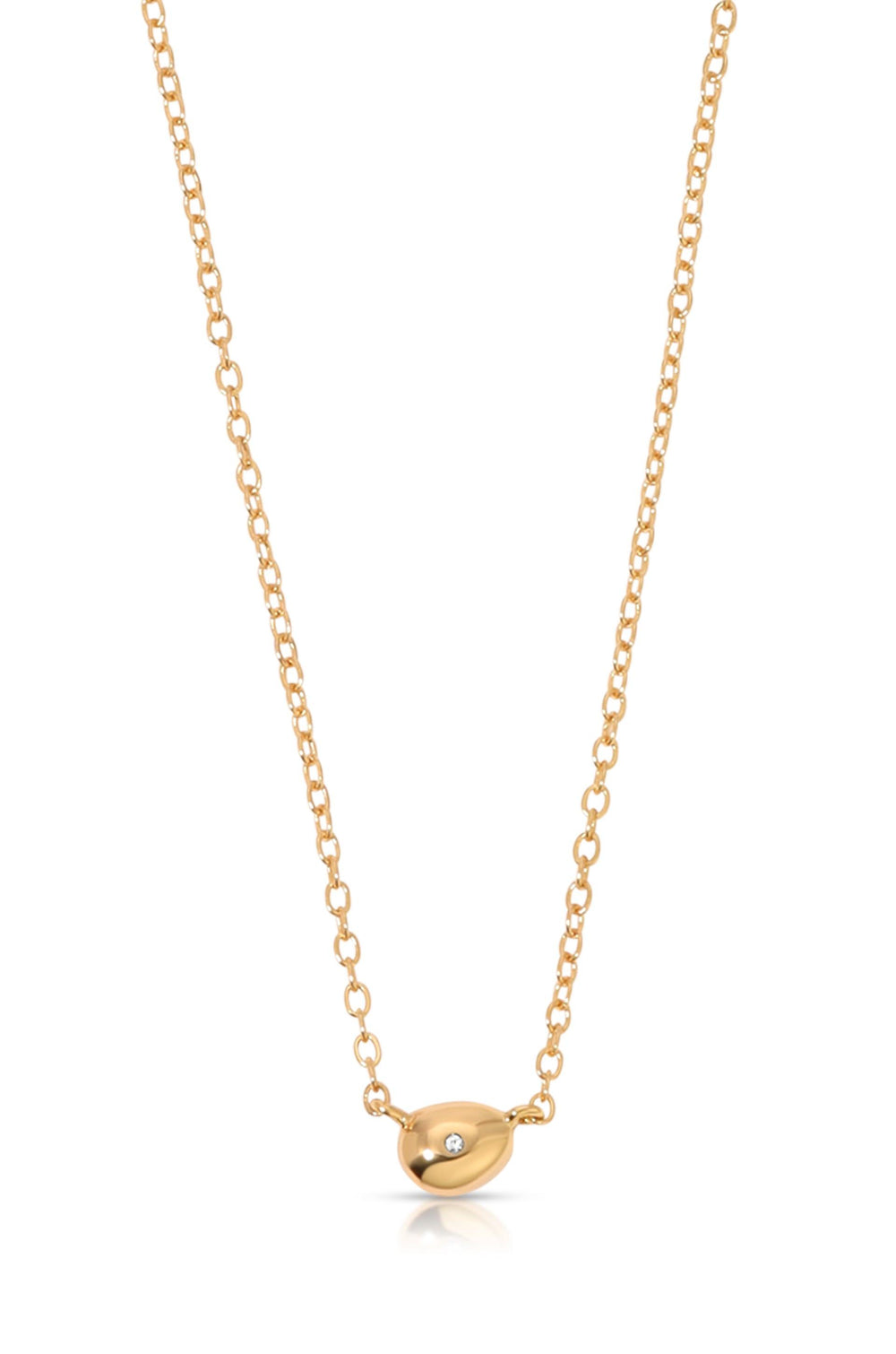 Polished Dainty Pebble Necklace - Flying Tomato - Necklaces - Ettika