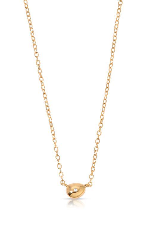 Polished Dainty Pebble Necklace - Flying Tomato - Necklaces - Ettika