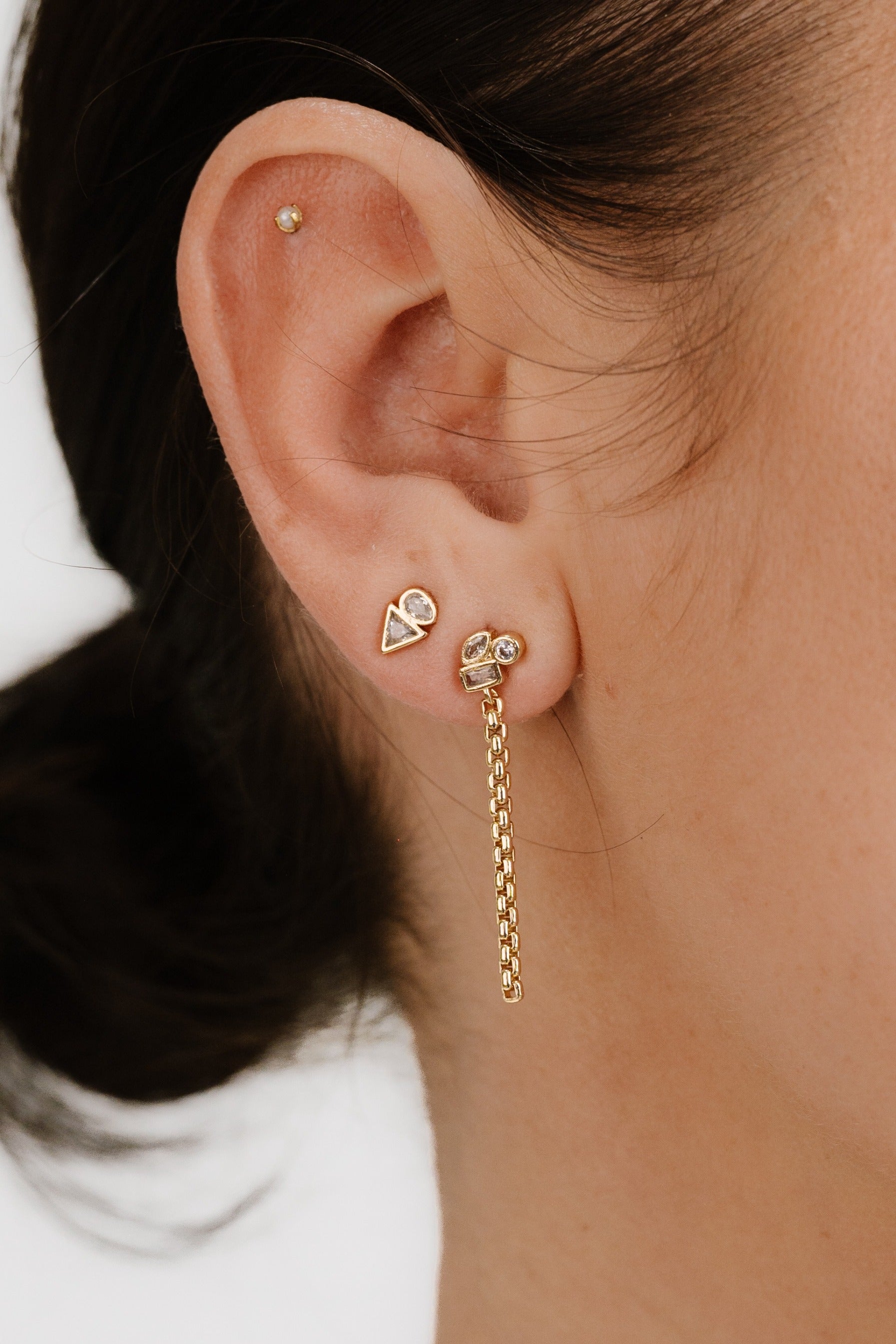 Ear Party Mixed Shapes Earring Set