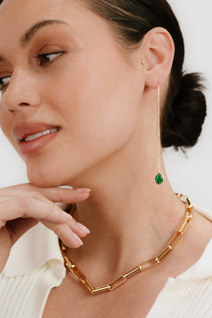 Rectangular Link Necklace - Flying Tomato - Necklaces - Ettika