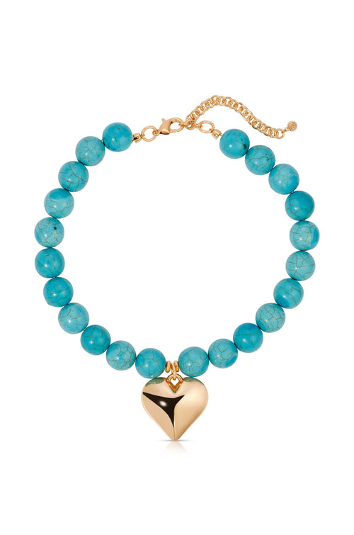 Luck and Love Turquoise Necklace - Flying Tomato - Necklaces - Ettika