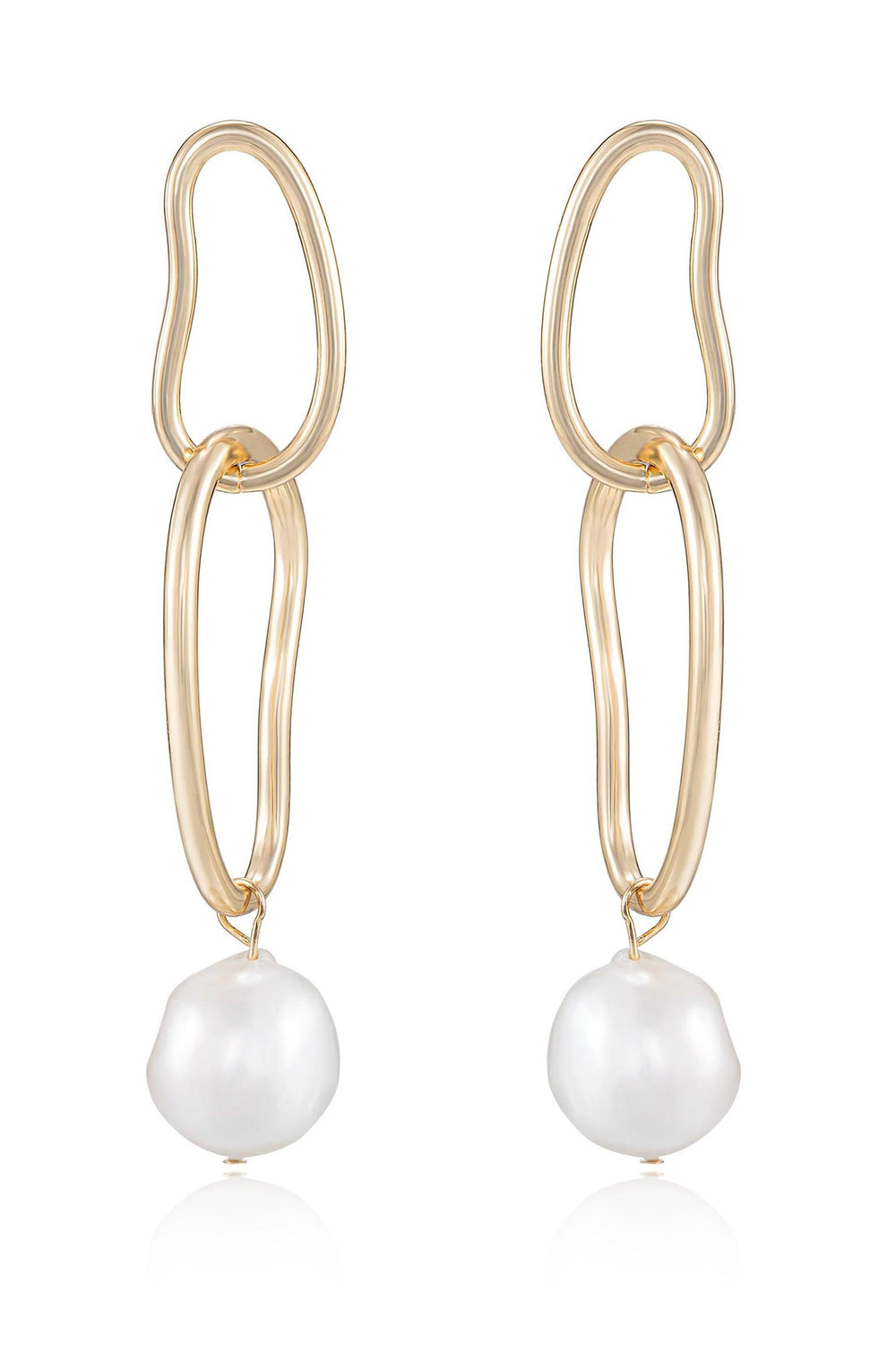 Mara Dangle Pearl Earrings - Flying Tomato - Earrings - Ettika