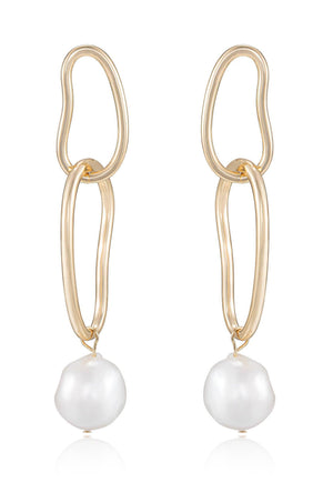 Mara Dangle Pearl Earrings - Flying Tomato - Earrings - Ettika