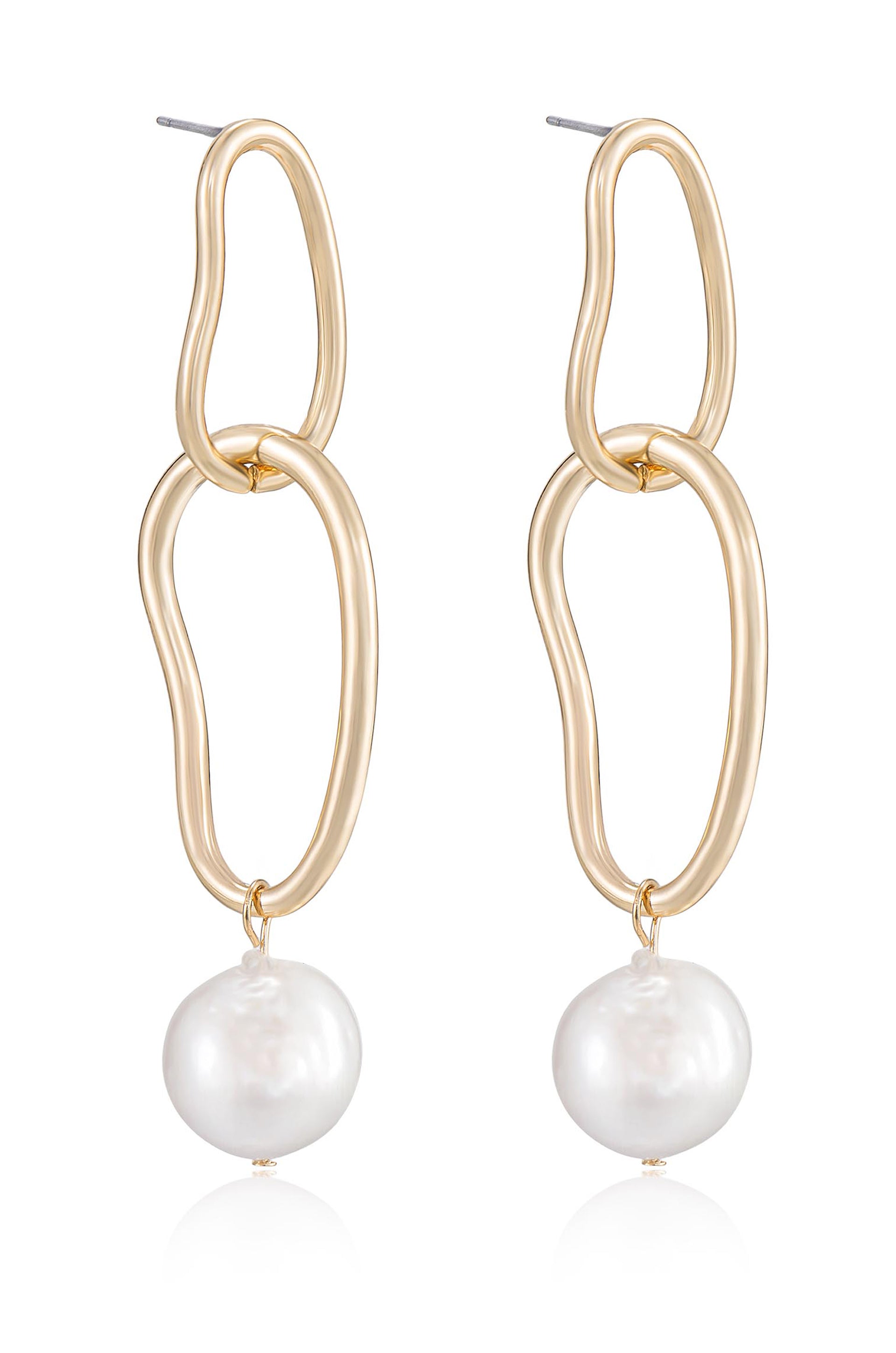 Mara Dangle Pearl Earrings