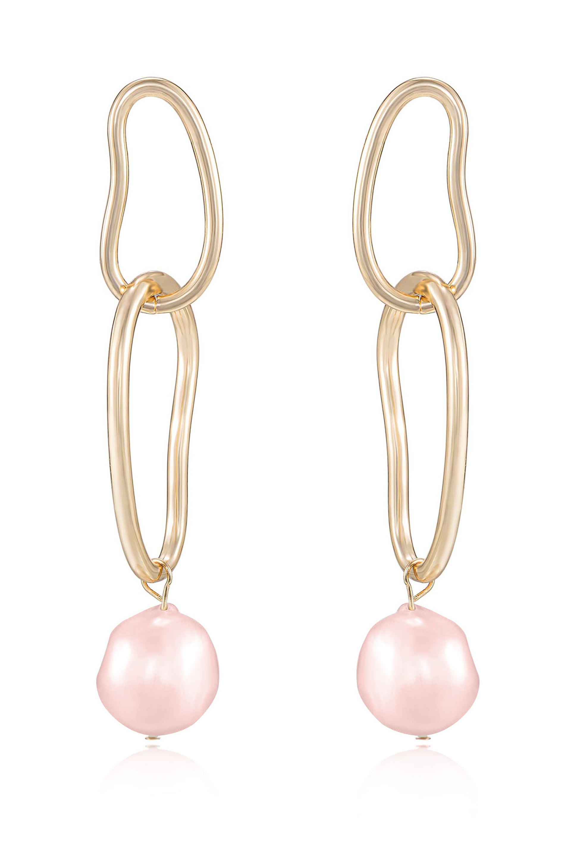 Mara Dangle Pearl Earrings