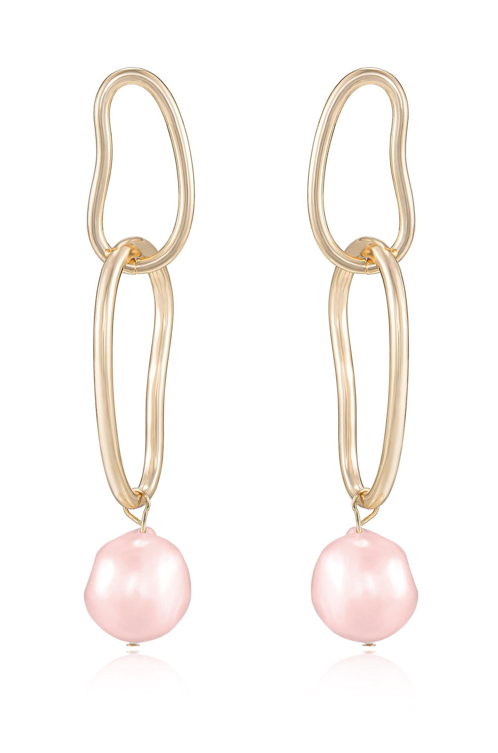 Mara Dangle Pearl Earrings - Flying Tomato - Earrings - Ettika