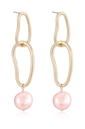 Mara Dangle Pearl Earrings - Flying Tomato - Earrings - Ettika