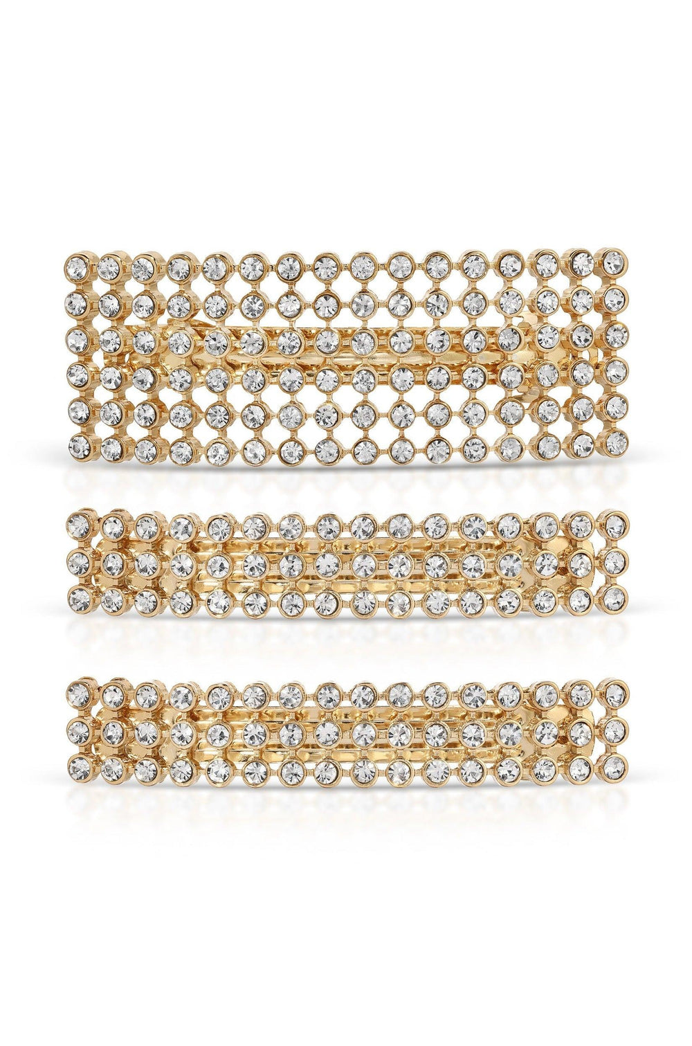 Disco Doll Crystal Barrette Set - Flying Tomato - Hair - Ettika