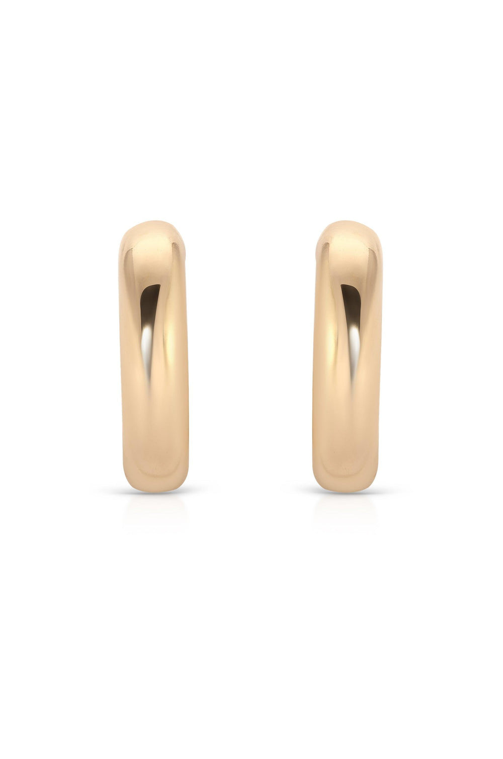 Small Thick Classic Hoops - Flying Tomato - Earrings - Ettika