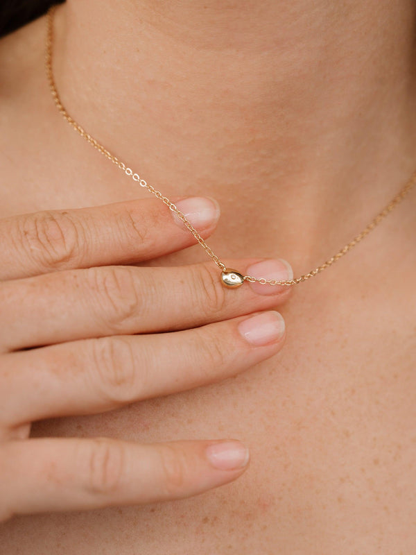Polished Dainty Pebble Necklace - Flying Tomato - Necklaces - Ettika