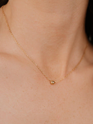 Polished Dainty Pebble Necklace - Flying Tomato - Necklaces - Ettika