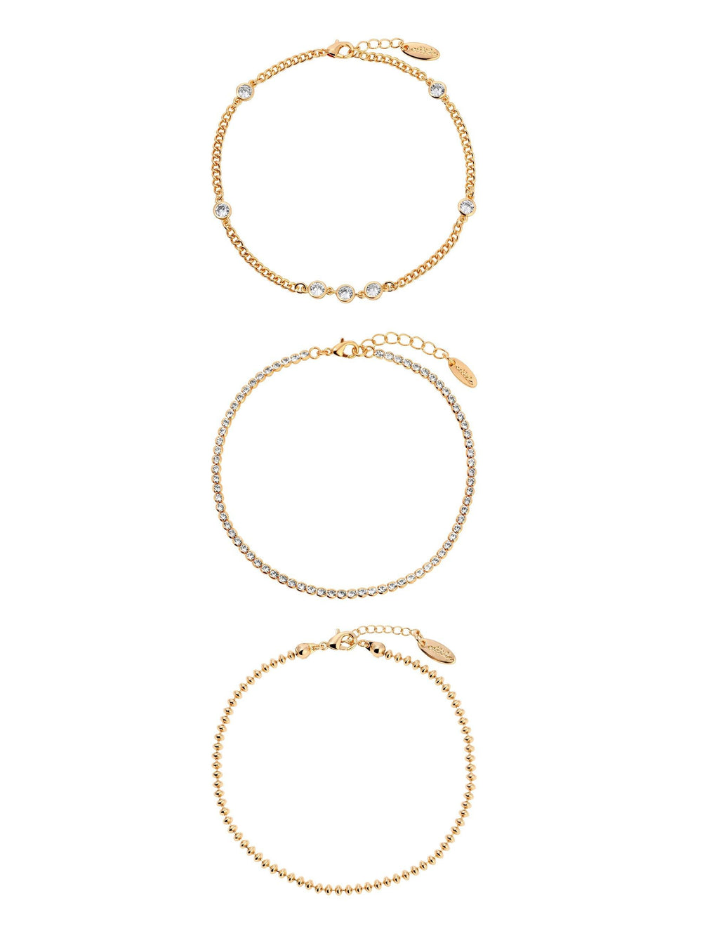 Simple Beauty Anklet Set - Flying Tomato - Anklets - Ettika
