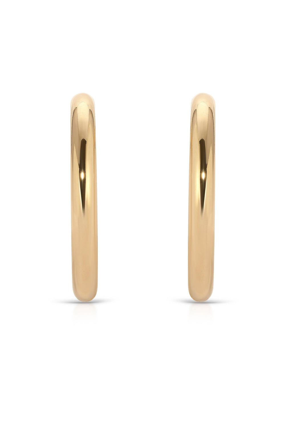 Large Thick Classic Hoops.