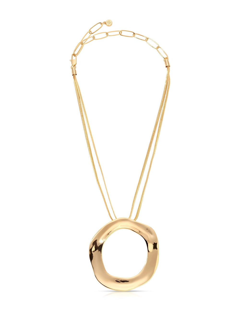 Open Circle Necklace - Flying Tomato - Necklaces - Ettika